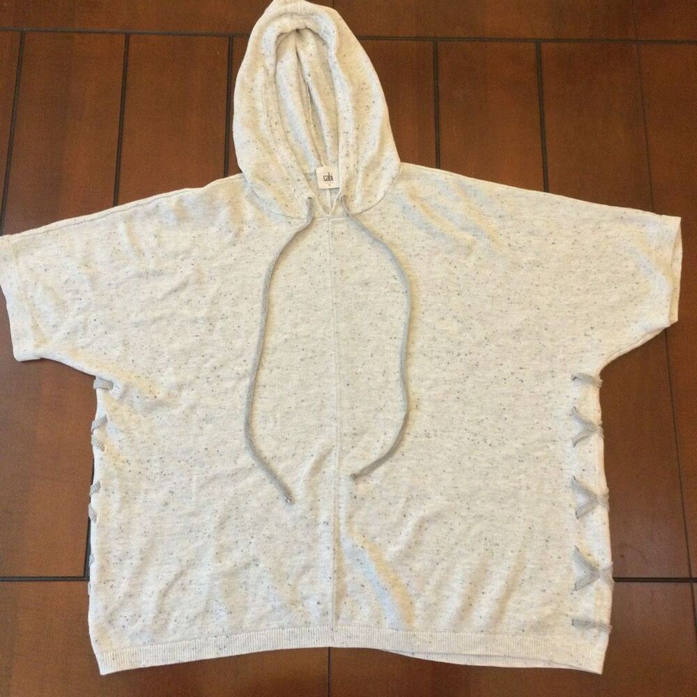 CAbi #3473 in stitches sweater t-shirt oversized small